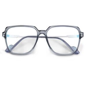 VisoONE Remy Large Anti -UV Anti-Glare Blue Light Lenses Frames Grey: NEW in Box